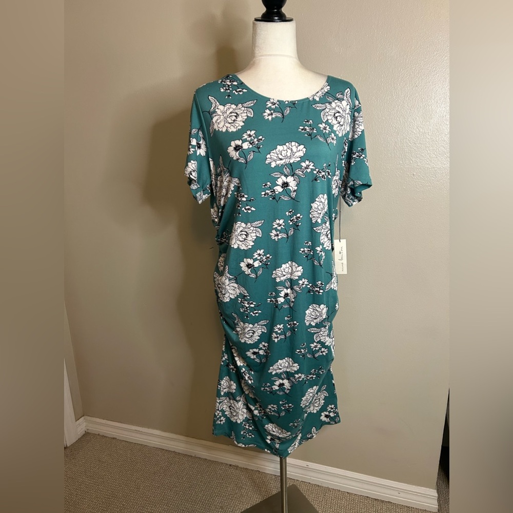 Nine Britton Floral Midi Dress Size 1X